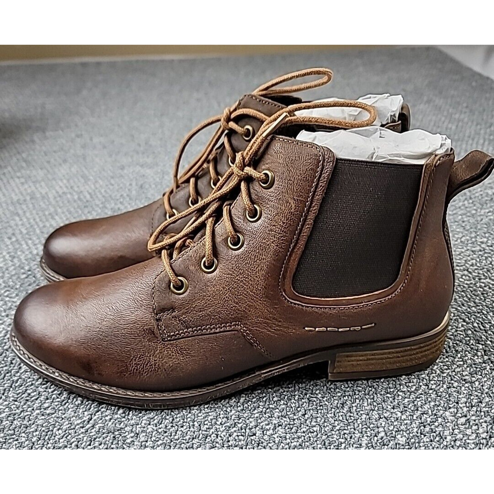 Josef Seibel Sienna 80 Boot Women's EU 40 US 9.5 German Chelsea Ankle Zip